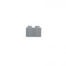 LEGO LEGO 1x2 Steine Hellgrau  Modifiziert Log - Brick 30136 NEU - 50x LEGO 1x2 Bricks Light Grey Modified Log — Brick 30136 NEW — 50x