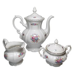 Johann Seltmann Bavaria Vohenstrauss, Иоганн Зельтманн Чайный набор "Вохенштраусс", 3 предмета, 1949-1955гг.