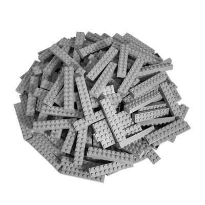 LEGO LEGO 2x10 Steine Hellgrau - 25 Stuck - Light Bluish Grey 3006 LEGO 2x10 Bricks Light Grey — 25 штук — светло-голубовато-серый 3006