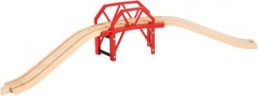 BRIO Bahnbrucke mit Auffahrten Железнодорожный мост с пандусами