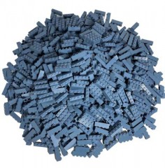 LEGO LEGO 1x4 Steine Sandblau - 250 Stuck - Sandblue Bricks 3010 LEGO 1x4 Bricks Sand Blue — 250 штук — Sand Blue Bricks 3010