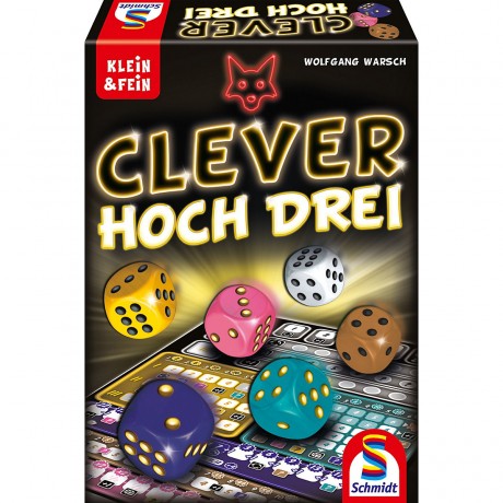 Schmidt Spiele Clever hoch Drei Умный в степени трех