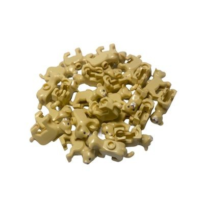 LEGO Lego Baby Lowe Beige - Tan Animal 77307pb01 NEU - 25x Lego Baby Lowe Beige - Tan Animal 77307pb01 NEW - 25x