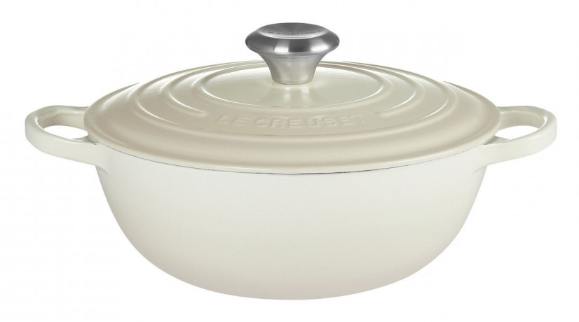 Le Creuset LE CREUSET La Marmite 24cm Meringue SIGNATURE Meringue LE CREUSET La Marmite 24см Безе SIGNATURE