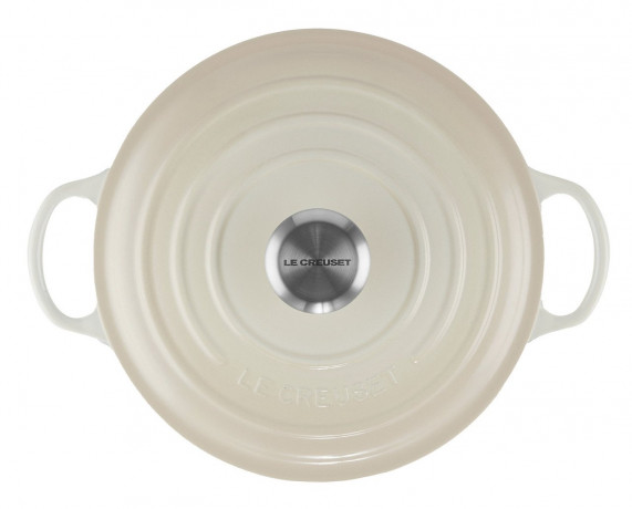 Le Creuset LE CREUSET La Marmite 24cm Meringue SIGNATURE Meringue LE CREUSET La Marmite 24см Безе SIGNATURE