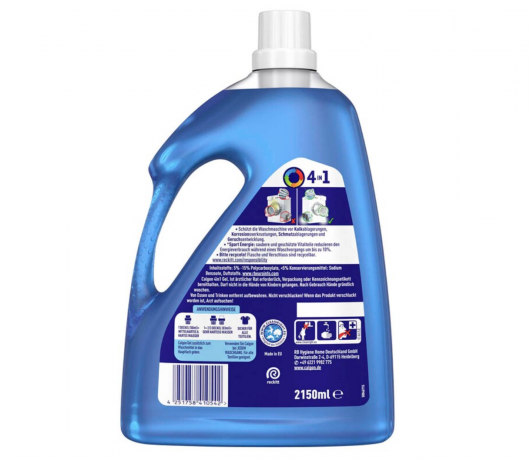 Calgon 4-in-1 Power Gel Гель для чистки стиральных машин, 2,15 л