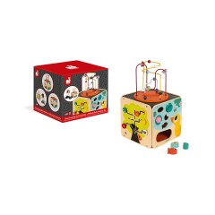 Janod J08256 Activity Und Motorikwurfel 8 Funktionen 8 J08256 Кубик активности и моторики 8 функций 8