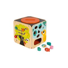 Janod J08256 Activity Und Motorikwurfel 8 Funktionen 8 J08256 Кубик активности и моторики 8 функций 8
