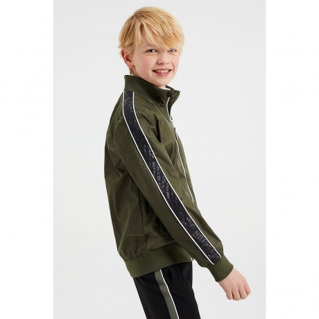 WE Fashion Jongens windjacket met tapedetail Outdoorjacken fur Jungen Ветровка Jongens с тесьмой Уличные куртки для мальчиков