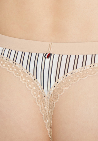Tommy Hilfiger THONG Thong nola beige ТОНГ стринги нола бежевый