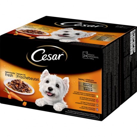 Cesar Feines im Frischebeutel Multipack 2,4 кг