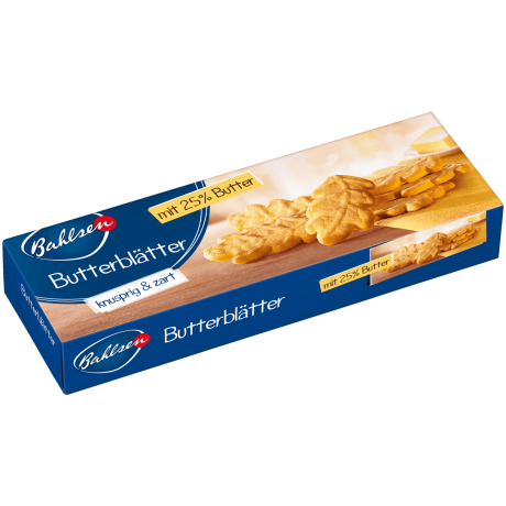 Bahlsen Печенье масляные листы 125г