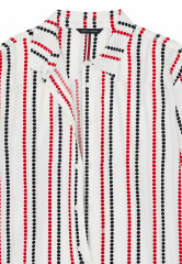 Tommy Hilfiger ADAPTIVE DOT STRIPE REGULAR FIT Button-down blouse optic white th multi ADAPTIVE DOT STRIPE REGULAR FIT Блузка на пуговицах оптический белый й мульти