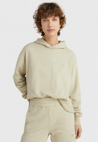 Tommy Hilfiger NATURAL DYE LOGO RELAXED FIT Hoodie beige NATURAL DYE LOGO RELAXED FIT Худи бежевый