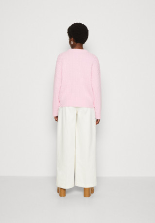 Tommy Hilfiger CABLE ALL OVER SWEATER Jumper iconic pink СВИТЕР ПО ВСЕМУ КАБЕЛЮ джемперы культовый розовый