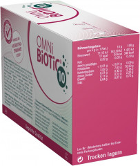 OMNI-BIOTIC 10, 20x5g, Комплекс бактерий Омни Биотик 10 штаммов бактерий для микрофлоры кишечника, Германия, 20 саше х 5 грамм