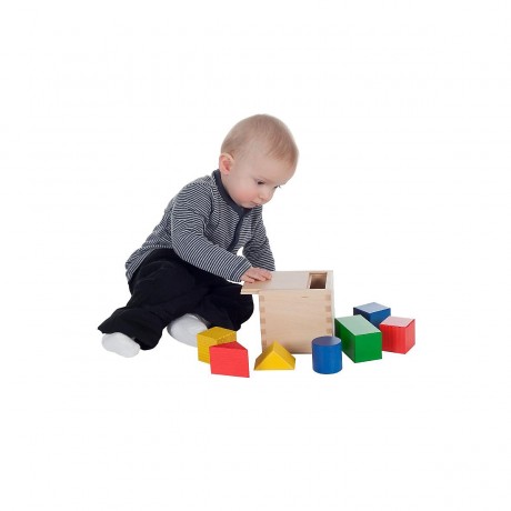 SINASPIELZEUG Holzspielzeug Holzbaukasten mit 8 Steinen Деревянная игрушка Деревянный конструктор из 8 кубиков