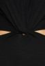 Tommy Hilfiger CUTOUT MIDI DRESS Jersey dress black ПЛАТЬЕ МИДИ С ВЫРЕЗАМИ Платье из джерси черный
