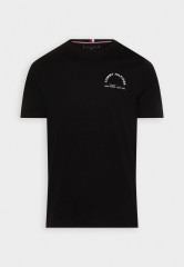 Tommy Hilfiger SHADOW TEE UNISEX Print T-shirt black SHADOW TEE UNISEX Футболка с принтом черный