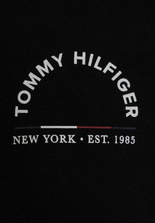 Tommy Hilfiger SHADOW TEE UNISEX Print T-shirt black SHADOW TEE UNISEX Футболка с принтом черный