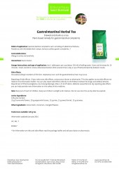 Krauterhaus Sanct Bernhardt Gastrointestinal Herbal Tea VIII, 120 г