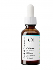 Geek &amp; Gorgeous C-Glow Serum, Сыворотка для лица 15% витамин C, сияние и ровный тон кожи, 30 мл х 2 шт