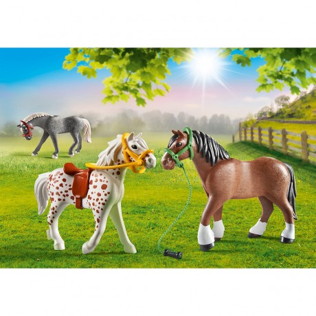 PLAYMOBIL PLAYMOBIL 70683 3 Pferde PLAYMOBIL 70683 3 лошади