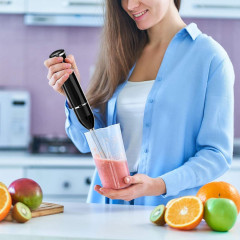 KOMFOTTEU KOMFOTTEU Stabmixer, Handruhrer-Set, mit 3-Klingen-Messer  Ручной блендер KOMFOTTEU, набор ручных миксеров, с 3-лезвийным ножом