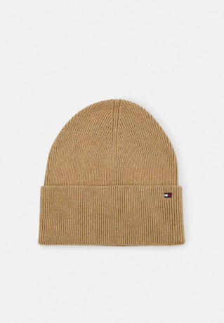 Tommy Hilfiger ESSENTIAL FLAG BEANIE Beanie countryside khaki melange ESSENTIAL FLAG BEANIE Шапочка сельский хаки меланж