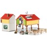 Schleich Schleich Farm World 42407 Bauernhaus mit Stall und Tieren Фермерский дом Schleich Farm World 42407 с конюшней и животными