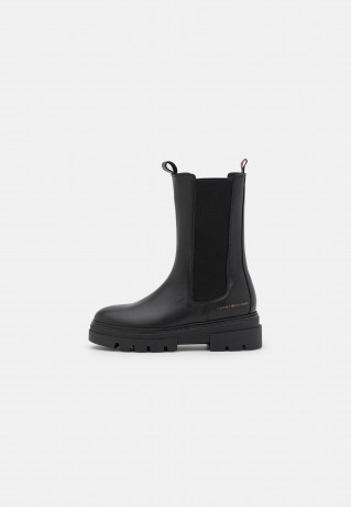 Tommy Hilfiger MONOCHROMATIC Ankle boots black МОНОХРОМАТИЧЕСКИЙ Ботильоны черный