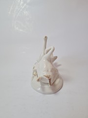 Capodimonte Фарфоровая фигурка &quot;Пара лебедей&quot;,  11смx15см, Италия, 1960-1970гг.