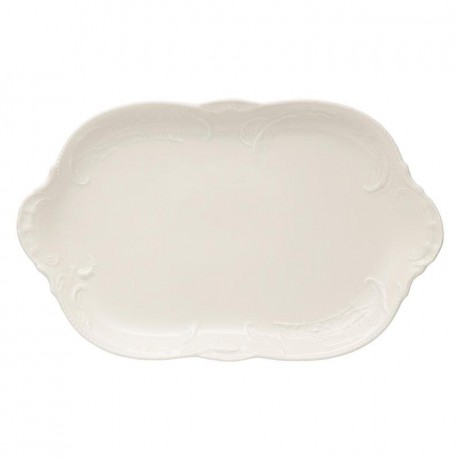 Rosenthal Rosenthal Sanssouci Elfenbein Platte 39 x 24,5 cm Тарелка Rosenthal Sanssouci из слоновой кости 39 x 24,5 см