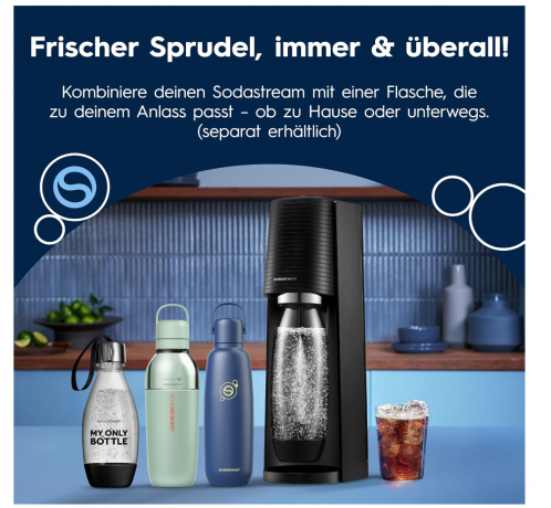 Sodastream drink mix Pepsi Sirup, 4er Pack (4 x 440 ml), SodaStream Сироп Pepsi для газированной воды, концентрат напитка со вкусом Pepsi, до 36 л готового напитка 440 мл x 4 шт