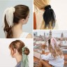 SOHO Vina Scrunchie Beige Резинка для волос из виноградной лозы