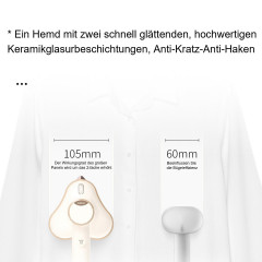 Yoyaxi Yoyaxi Reise-Dampfbugeleisen Dampfbugeleisen, elektrisches Bugeleisen, tragbar, handgehalten, Kleine Haushaltsbugelmaschine Waschestander Werkzeug Mama Geschenk Orange Yoyaxi дорожный паровой утюг, электрический утюг, портативный ручной небольшой б