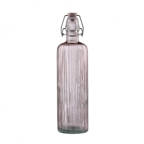 Bitz Bitz Kusintha - Glas light pink Wasserflasche 0,75 L Bitz Kusintha - Бутылка для воды стеклянная светло-розовая 0,75 л
