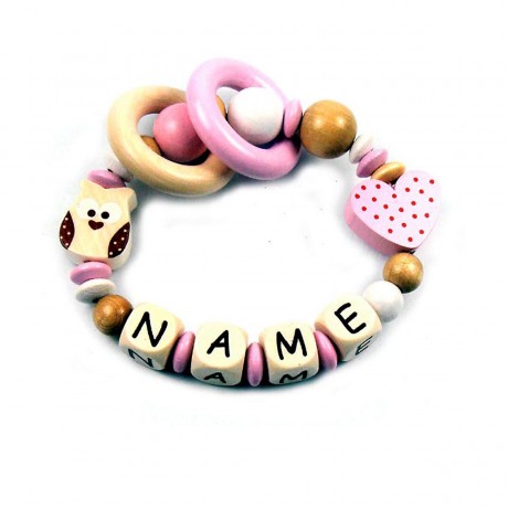 elefantasie Greifling Eule personalisiert mit Namen Игрушечная сова