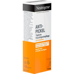 Neutrogena Anti-Pickel Taegliche Feuchtigkeitspflege, 50 ml, Neutrogena Anti-Pickel Ежедневный увлажняющий крем с 0,5% салициловой кислотой, алоэ вера и ромашкой, 50 мл