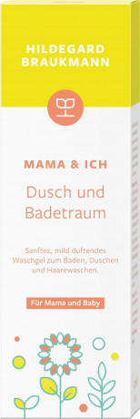 Hildegard Braukmann MAMA & ICH Dusch und Badetraum, 200 ml, Hildegard Braukmann мягкий гель для душа, ванны и мытья волос для мамы и малыша для чувствительной кожи, 200 мл