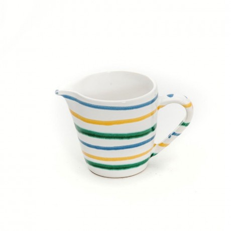 Gmundner Keramik Gmundner Keramik Buntgeflammt Milchgiesser Gourmet 0,2 L / h: 8,1 cm Кувшин для молока для гурманов с разноцветным пламенем Gmundner Ceramics 0,2 л / высота: 8,1 см