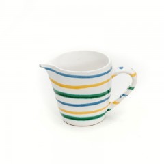 Gmundner Keramik Gmundner Keramik Buntgeflammt Milchgiesser Gourmet 0,2 L / h: 8,1 cm Кувшин для молока для гурманов с разноцветным пламенем Gmundner Ceramics 0,2 л / высота: 8,1 см