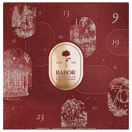 BABOR Advent Calendar, BABOR косметический адвент-календарь с концентратами для лица, 24 ампулы