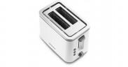 Grundig Grundig Toaster TA 5860 weiss/schwarz, 800 Watt, fur 2 Scheiben Toast weiss/schwarz Тостер Grundig TA 5860 белый/черный, 800 Вт, на 2 ломтика тостов