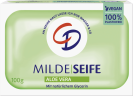 CD Milde Seife Aloe Vera 100 g, Мягкое растительное мыло с алоэ вера для чувствительной кожи, 100 г