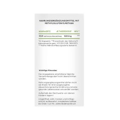 Nature Love MSM Tabletten mit Vitamin C Сера с Витамином С для укрепления костей, мышц, кожи, таблетки, 365 шт.