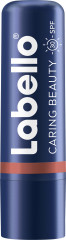 Labello Caring Beauty Coral LSF 30, Коралловый бальзам для губ и щёк с маслом ши и миндальным маслом для питания и мягкости, SPF 30, 4,8 г