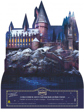 MAD BEAUTY Adventskalender 2026 Harry Potter, Адвент-календарь 2026 Mad Beauty Harry Potter с косметикой и аксессуарами, 24 подарка и светящаяся палочка