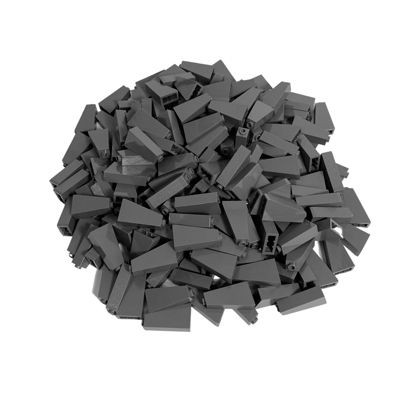 LEGO LEGO 2x1x3 Dachstein Dunkelgrau-  50 Stuck - Dark bluish grey bricks 4460b LEGO 2x1x3 Dachstein Dunkelgrau - 50 штук - Темно-голубовато-серые кирпичи 4460b