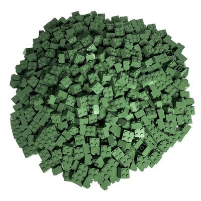 LEGO LEGO 2X2 Steine Sandgrun - 250 Stuck Classic - Sand green - 3003 - 250 Stueck Кубики LEGO 2X2 Sandgreen — 250 шт. Classic — Sand green — 3003 — 250 шт.